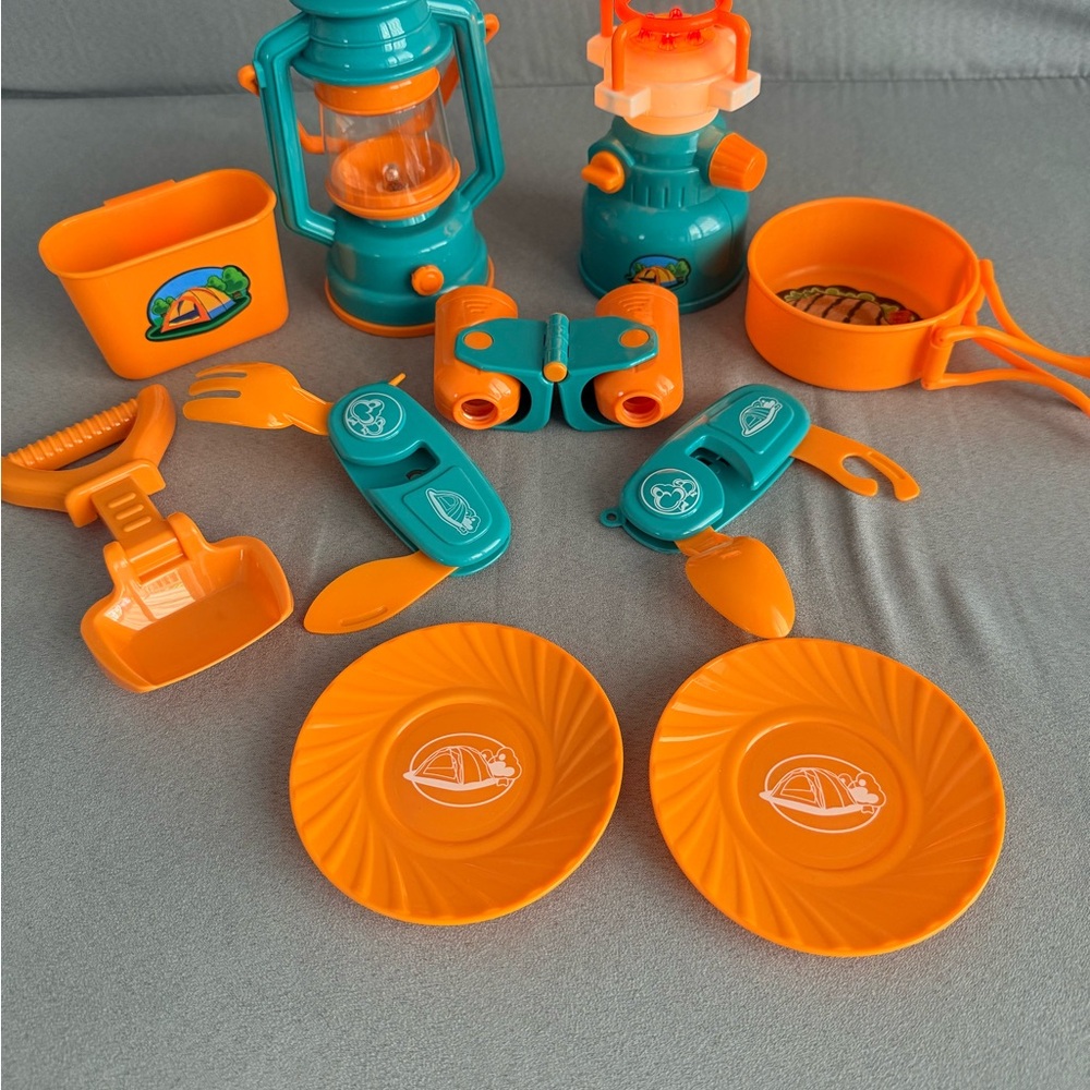 Kids Camping Pretend Playset